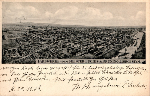 Gruss aus frankfurt - ak, main