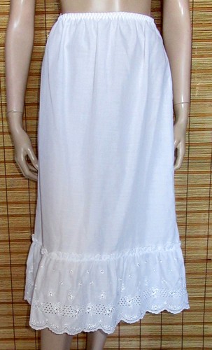 Weisser trachten unterrock - weisser,