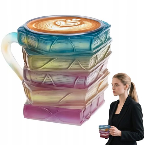 Buchtasse painted book mug - 3d,