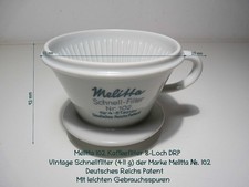 Melitta 102 Kaffeefilter