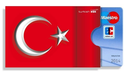 Cardbox türkei flagge - cardbox,