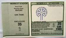 Pope John Paul original un used tour ticket 1982 Wembley religious papal live 