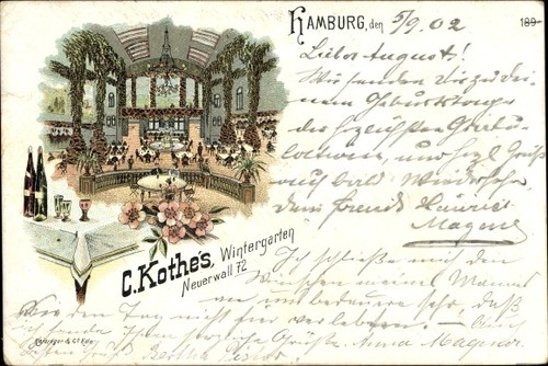 Litho hamburg kothe - litho, kothe's