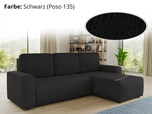 Ecksofa roma mit - l,