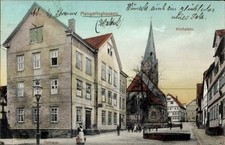 Ak Mengeringhausen Bad Arolsen Hessen, Kirchplatz, Rathaus - 4176744