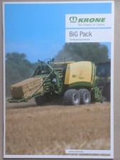 KRONE BIG PACK Highspeed XC 4x4 Grosspackenpressen Prospekt Traktor Schlepper