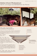 Welltherm Infrarotheizung und Pferdesolarium