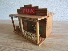VERO BANK DDR Western Stadt Holz Fort Häuser auch für Timpo