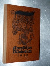 Kurpfälzer Jahrbuch 1930 original antik Buch gebunden Kurpfalz