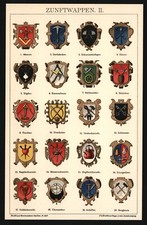 Lithographie anno 1896 - ,