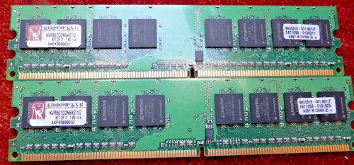 Kingston kvr667d2n5k2 1g - 2, kvr667d2n5k2/1g