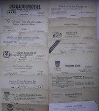 Notenhefte: 17 x Alte