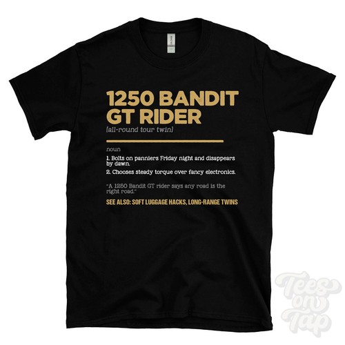 1250 bandit rider - gt, t-shirt