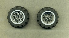 Lego-- 20 x 30 -- Räder -- Reifen -- Mit Felge -- Grau/MDStone -- 2 Stück --