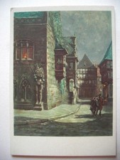 Alte AK Alt Halberstadt Walter Gemm Holzmarkt [aA607]