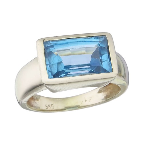 Ring topas 585er gelbgold - ring,