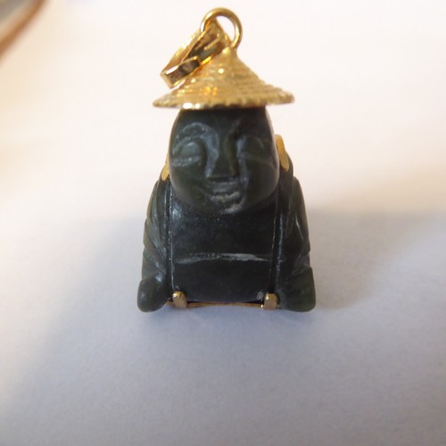 Buddha anhänger echte jade - echte,