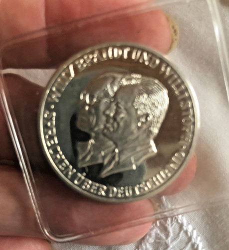 Silber gedenkmedaille 1970 - gedenkmedaille,