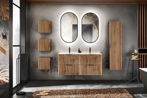Montiert design badmöbel set - montiert,