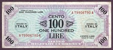 ITALIEN 100 LIRE Banknote
