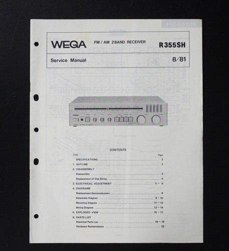 Original wega 355 - original,