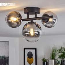 Rauchglas Flur Leuchte Decken Lampe moderne Wohn Schlaf Zimmer Raum Beleuchtung