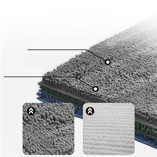 Chenille badteppich super - chenille,