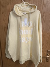 Damen Hoodie XXL hellgelb "No