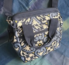 Reisenthel Allrounder Cross Bag Handtasche Schultertasche 4 L Blau weiss gemust.