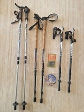 Marken Nordic Walking Stöcke - Leki, Komperdell und Trekking pole + Ersatznoppen