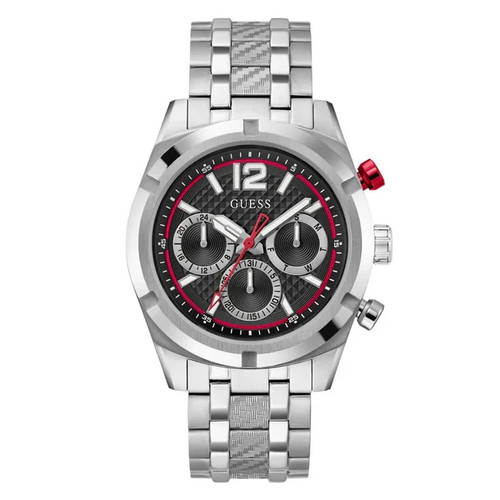 Guess herrenuhr silberfarben - herrenuhr,