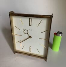 Vintage alte Werbeuhr Nestle Tischuhr Mauthe 60er Jahre Werbung Uhr  mechanisch