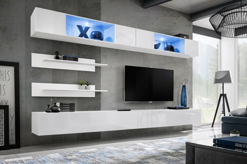 Anbauwand wohnwand wohnzimmer - anbauwand,