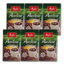 Melitta Auslese Kaffee Gemahlen 6 x 500 Gr, Preis ist inklusive Kaffeesteuer