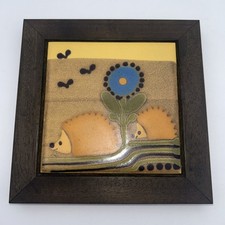 Keramik Igel Wandfliese von KMK Manuell (Keramik Manufaktur Kupfermuhle) MCM