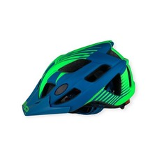 R2 Rock Fahrradhelm blau/grün