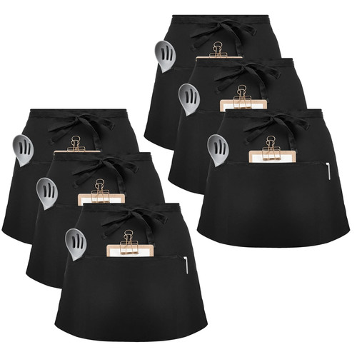 6er pack hüftschürze schwarz - hüftschürze,