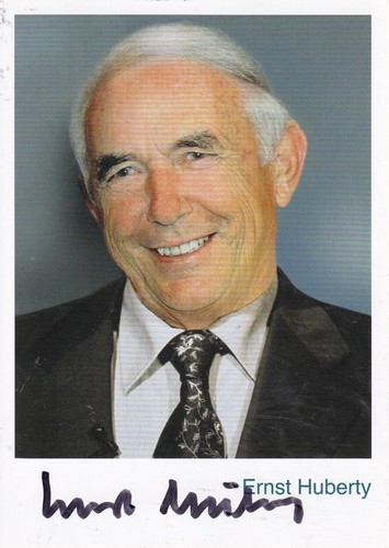 Autogramm ernst huberty - autogramm,