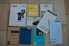 Bauer-Bosch Bedienungs-+Reparatanleitungen Bauer Projekktoren KONVOLUT