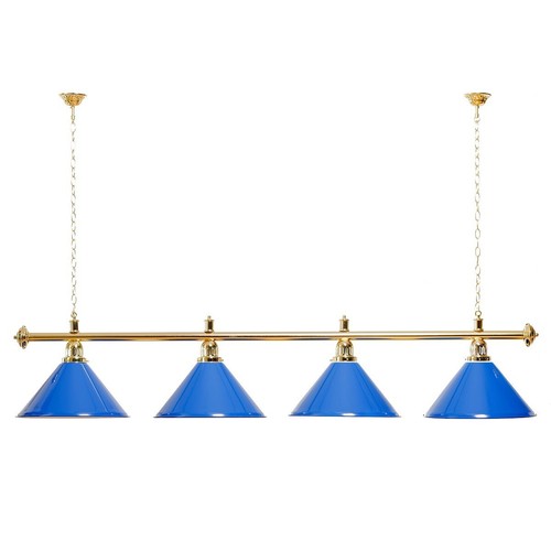 Billardlampe blaue schirme - billardlampe,