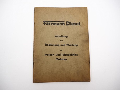 Original farymann dieselmotor - farymann,