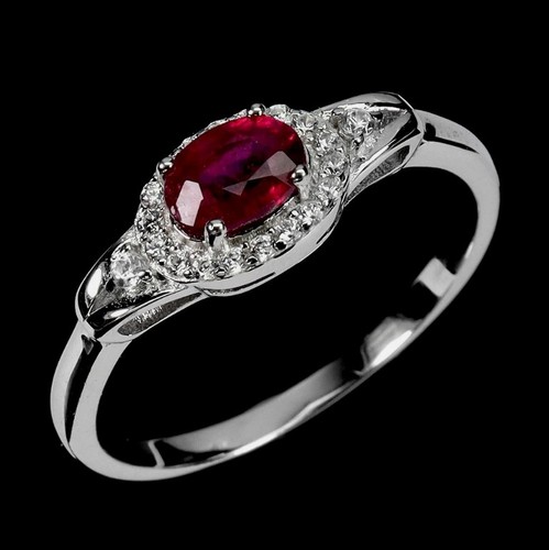 Gj69 rubin oval zierlich - rubin,