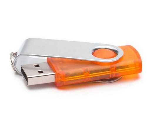 Unirex orange transparent usb - orange,