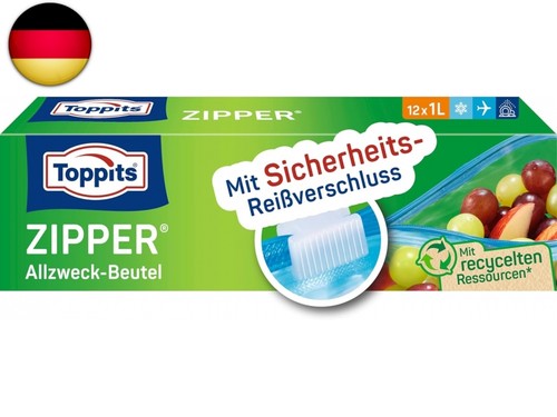 Toppits zipper allzweck beutel - zipper, allzweck-beutel