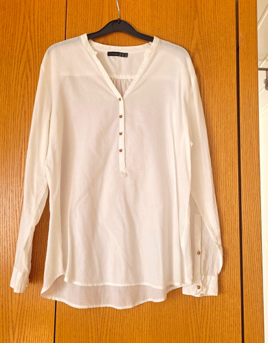 Damen bluse weiß baumwolle - damen,