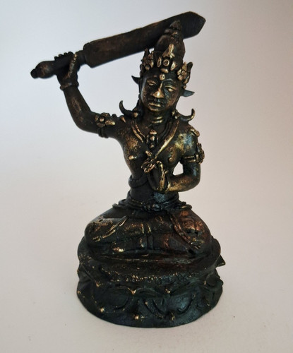 Bronze skulptur manjushri - bronze,
