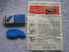 Smyrna-Schneidaufsatz, Smyrna-Cutter für Teppichknüpfer mit Gebrauchsanweisung