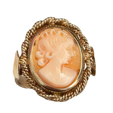 Gemmenring Goldring mit ovaler