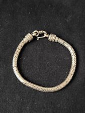 Schönes Silberarmband Edel Schlangen Armband Silber 20 cm Hakenverschluss 