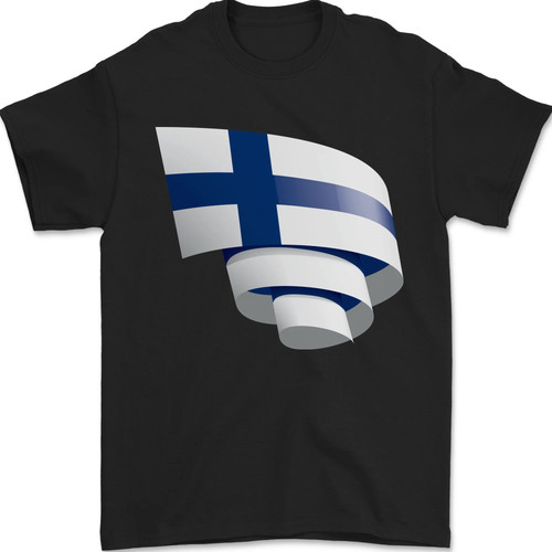 Curled finland flag finnish - finland,